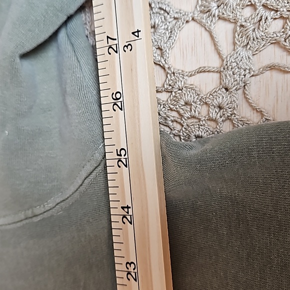 Vintage Authentic Pigment Sweatshirt Jacket with Clay Buttons & Jean Pocket - Picture 11 of 14